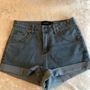 Minkpink Cuffed Jean Shorts